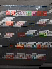 Sheet Of 1930's U.S. Postage Stamps. Mint Original Gum Never Hinged