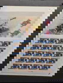 Four U.S. Mint Sheets Of Stamps