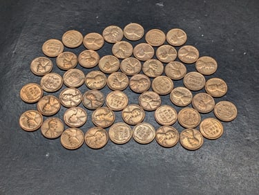 50, 1920's, Lincoln Wheaties, Some AU+
