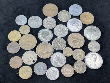 28 Mexico Coins