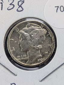1938 P Mercury Dime