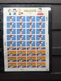 Four U.S. Stamp Sets & Souvenir Sheets Of Stamps. Mint Original Gum Never Hinged.