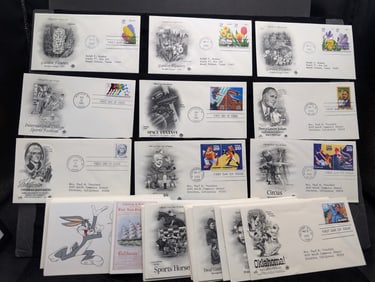Lot Of 50 Assorted First Day Cachets