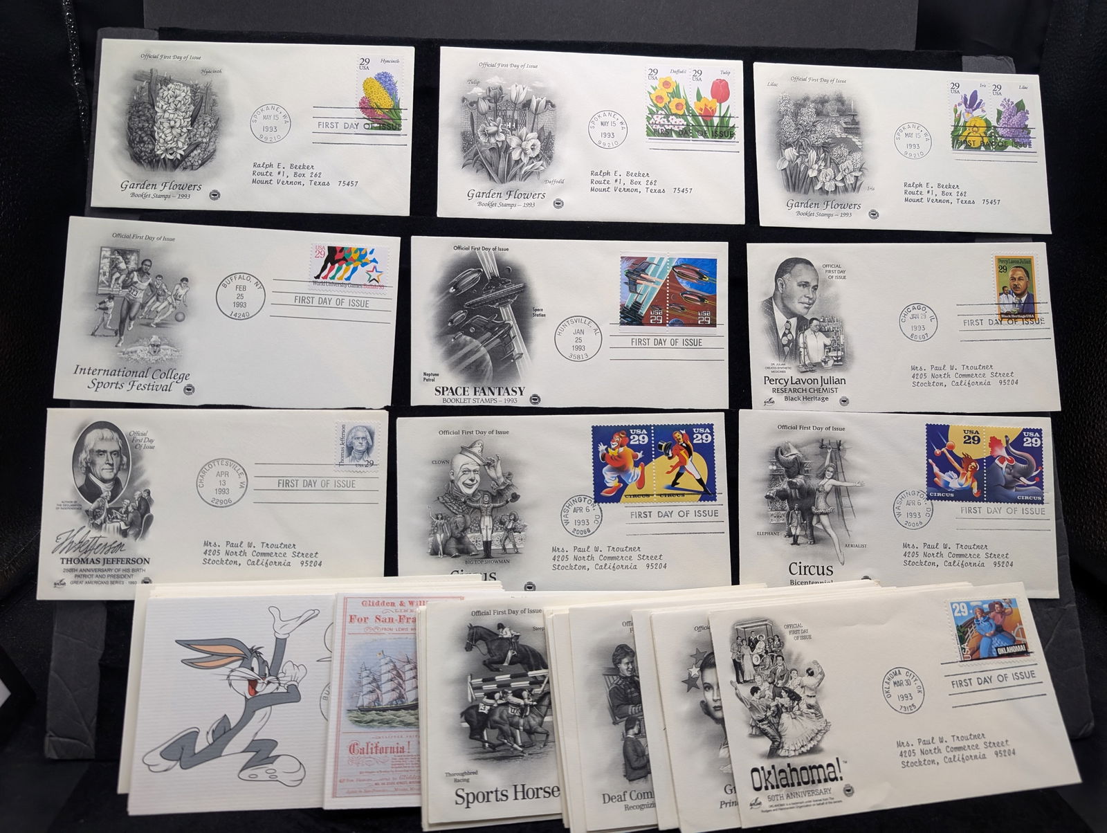 Lot Of 50 Assorted First Day Cachets (1 of 6)