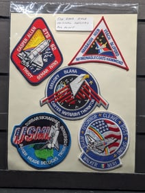 Sleeve Of Five Original NASA Crew Patches. All Mint.