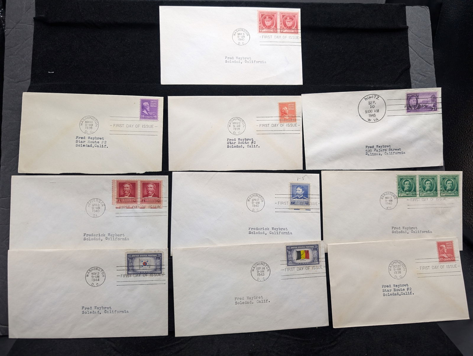 Bundle Of 10 Assorted First Day Covers (1 of 11)