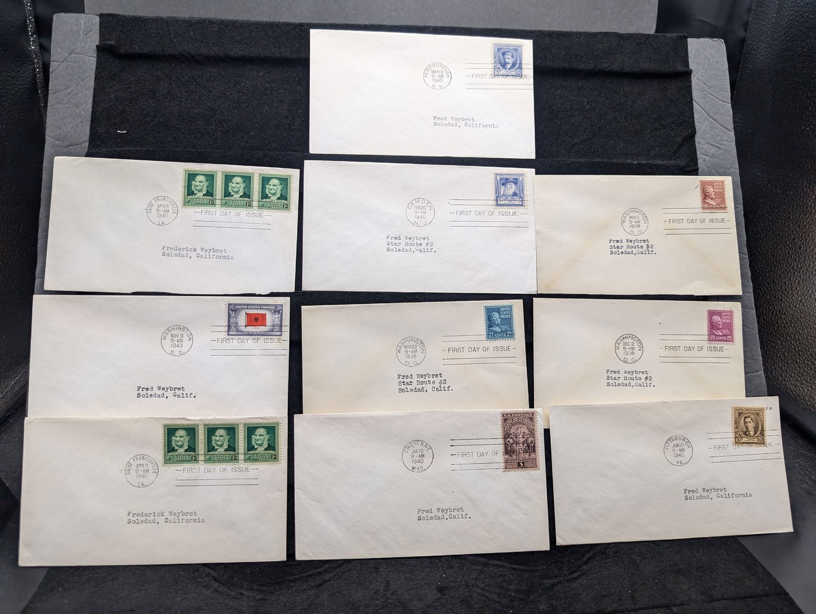 Bundle Of 10 Assorted First Day Covers (1 of 11)