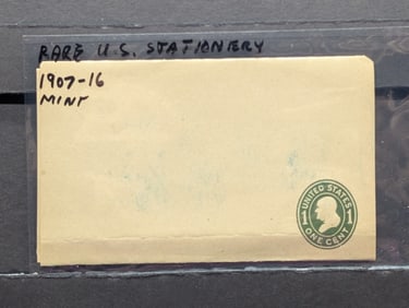 1907-1916 U.S. Stationery