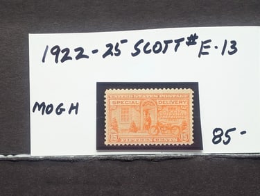 1922-25 U.S. Stamp. Scott # E-13. MOGH