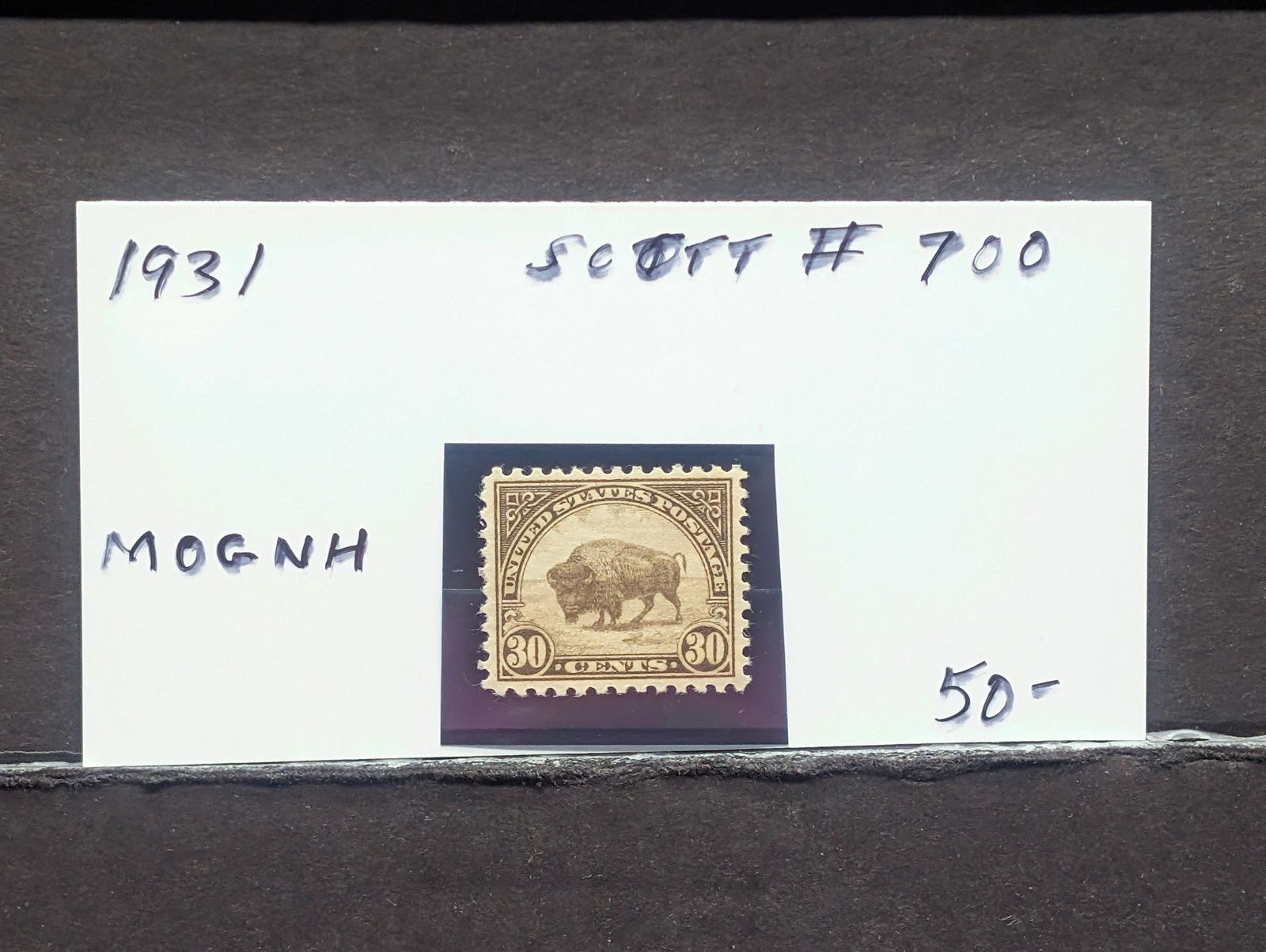 1931 U.S. Stamp. Scott # 700. MOGNH (1 of 2)