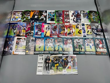 Lot of Assorted Football Cards W/ Stars, Rookies, & Inserts