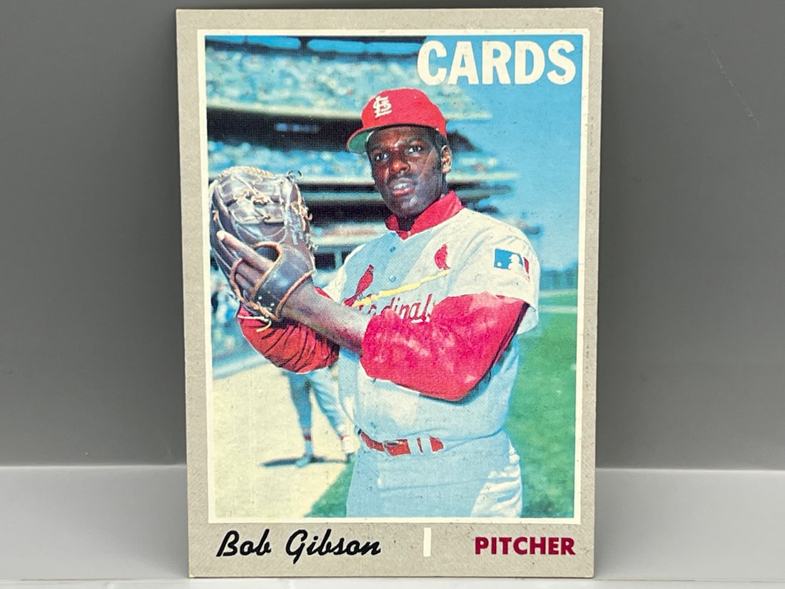 1970 Topps #530 Bob Gibson (HOF) / Cardinals (1 of 2)