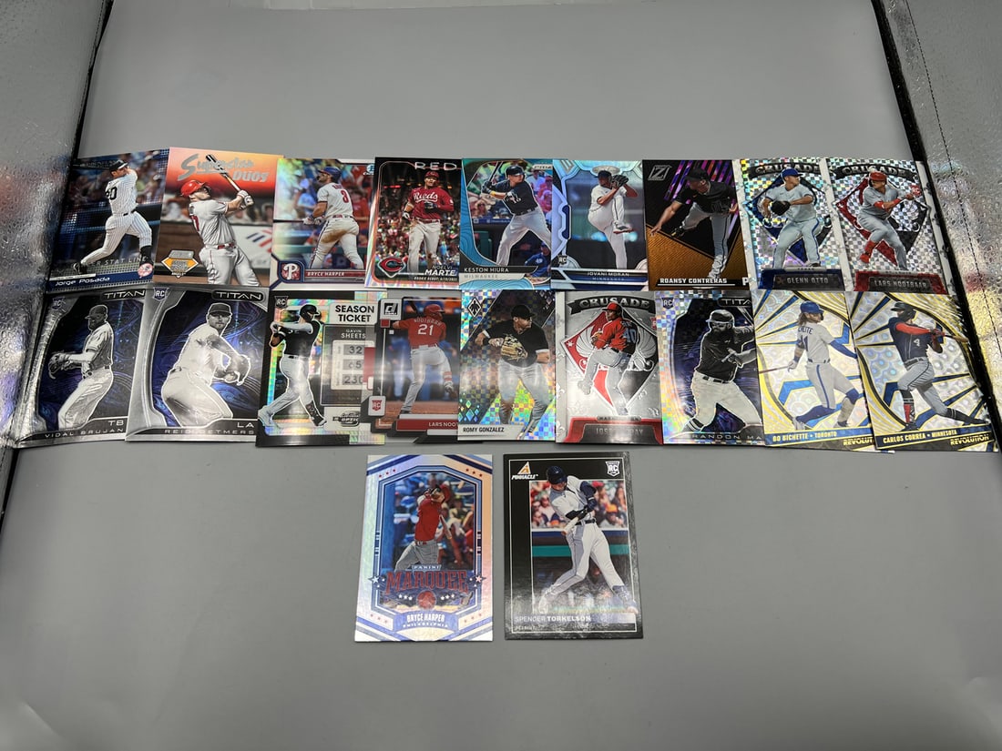 Lot of Assorted Baseball Cards W/ Stars, Rookies, & Inserts (1 of 3)