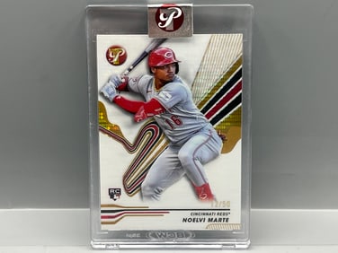 2024 Topps Pristine Noelvi Marte Gold Refractor RC #12/50 - Sealed In Mag From Topps
