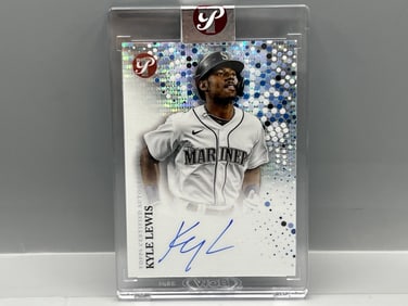 2022 Topps Pristine Kyle Lewis On Card Refractor Auto #05/99 - Sealed In Mag From Topps