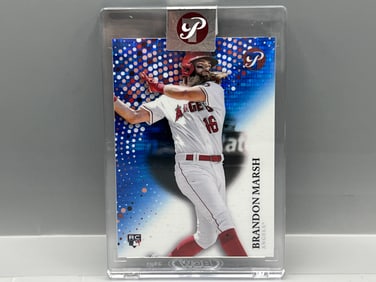 2022 Topps Pristine Brandon Marsh Blue Refractor RC #25/75 - Sealed In Mag From Topps