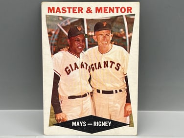 1960 Topps #7 Willie Mays / Master & Mentor