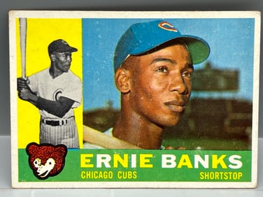 1960 Topps #10 Ernie Banks (HOF) / Cubs