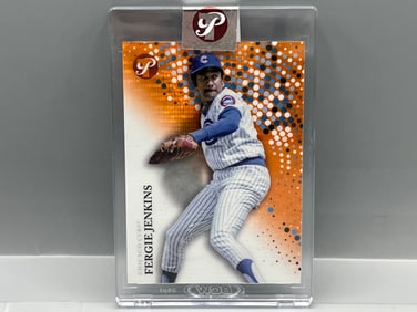 2022 Topps Pristine Fergie Jenkins Legends Orange Refractor #21/25 - Sealed In Mag From Topps
