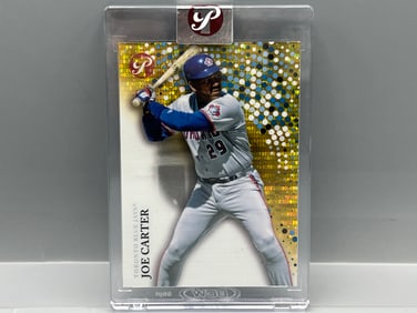 2022 Topps Pristine Joe Carter Legends Gold Refractor #37/50 - Sealed In Mag From Topps