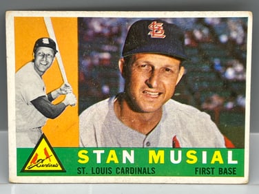 1960 Topps #250 Stan Musial (HOF) / Cardinals