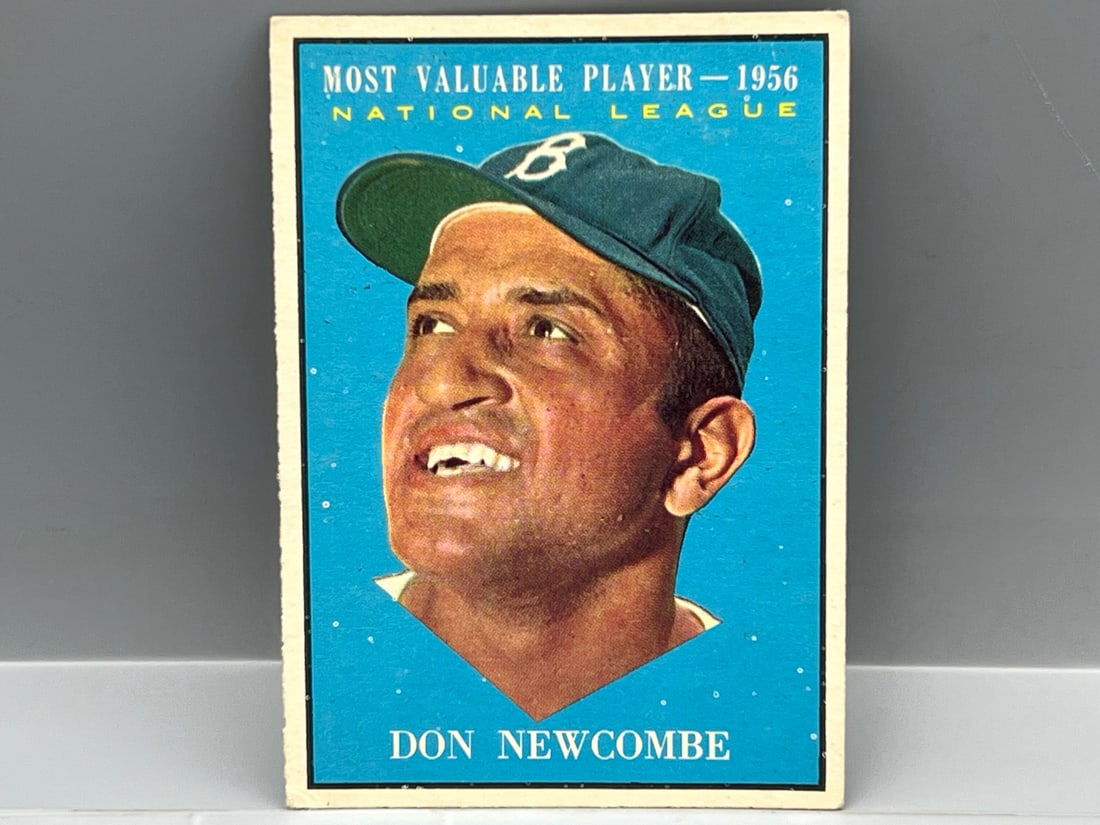 1961 Topps Don Newcombe MVP #483: 1961 Topps Don Newcombe MVP #483