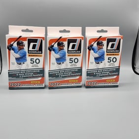 (3) 2022 Donruss Baseball Hanger Boxes