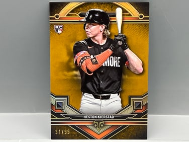 2024 Topps Triple Threads Heston Kjerstad Gold RC #31/99