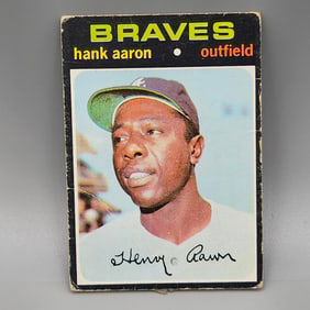 1971 Topps Hank Aaron #400 HOF