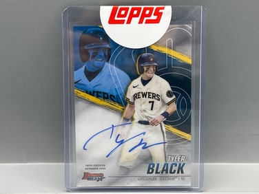 2021 Bowman's Best Tyler Black On Card Prospect Refractor Auto - Sealed From Topps
