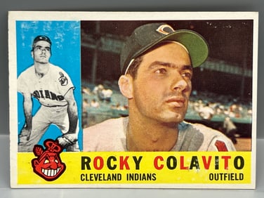 1960 Topps #400 Rocky Colavito / Indians