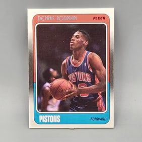 1988-89 Fleer Dennis Rodman #43 Rookie HOF