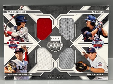 2016 Panini Elite Extra Edition Collegiate National 15U Team Carter Young/TJ Friedl/Nelson