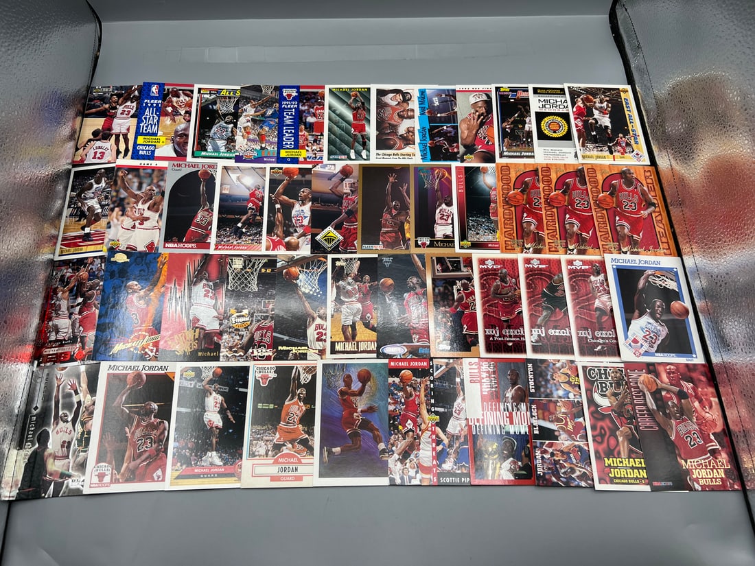 Lot of (46) Michael Jordan Basketball Cards - Varying Conditions: Lot of (46) Michael Jordan Basketball Cards - Varying Conditions