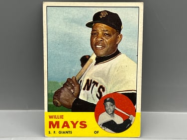 1963 Topps #300 Willie Mays (HOF) / Giants