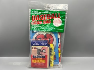 1980s Hygrade Sealed Baseball Grab Bag - Topps, Donruss, & Fleer Baseball - 1985 Topps Super Pack