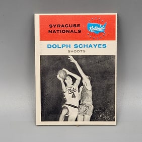 1961 Fleer Dolph Schayes #63 HOF