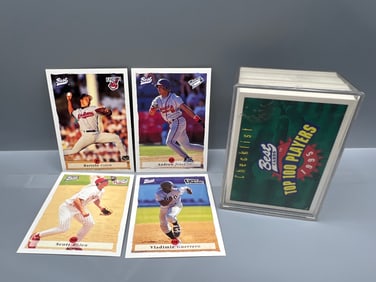 1995 Classic Best Cards Top 100 Minor League Baseball Complete Set W/ Bartolo Colon RC, Andruw Jones