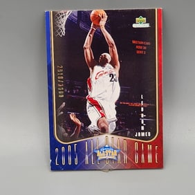 2005 Upper Deck LeBron James #LJAS 2 - 2918/3000 - Early LeBron Numbered Card