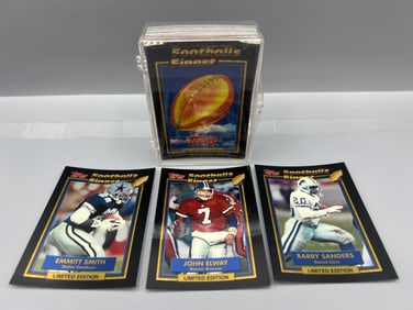 1992 Topps Football's Finest Limited Edition Complete Set
