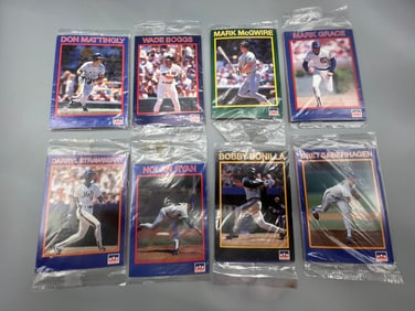 1990 Starline Long John Silver's Baseball Superstar Sealed Sets #1 Through #8 - Complete Series