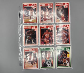 1989-90 Fleer Basketball COMPLETE Set With All Stickers- Pack Fresh Set - Most NM-NM/MT or Better