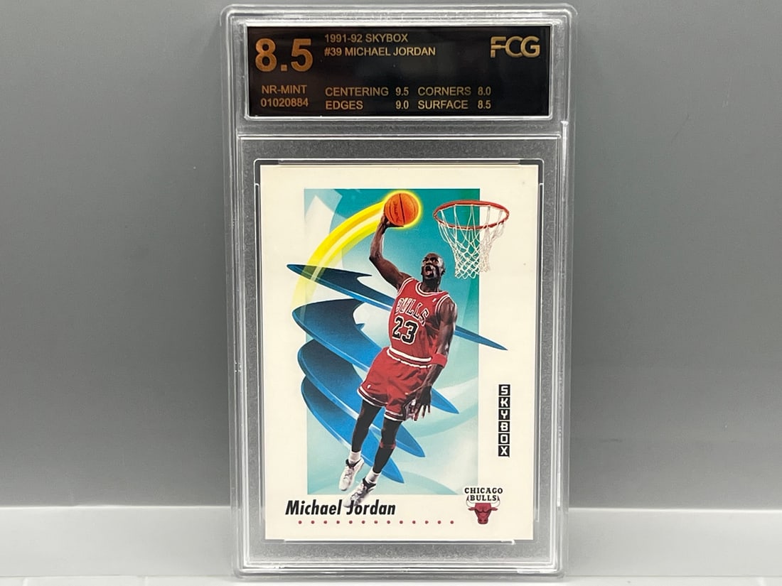 1991-92 Skybox Michael Jordan #39 - Slabbed By FCG Grading (1 of 2)