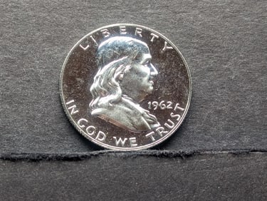 **GEM PROOF** 1962 Franklin Silver Half Dollar