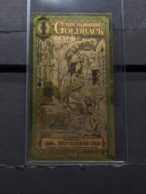 1/1000th Troy Oz. 24k PURE GOLD 2024 $1.00 New Hampshire Goldback