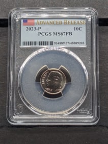 2023-P Roosevelt Dime - PCGS MS67 FB *Advanced Release*