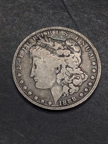 1888-O Morgan Silver Dollar - VAM4 "Hot Lips" - Nice Circ Coin!
