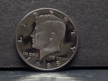 1988-S PROOF Kennedy Half Dollar