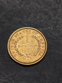 1853 Type 1 GOLD Dollar **BU**