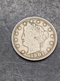 1901 Liberty Head V-Nickel **VF**